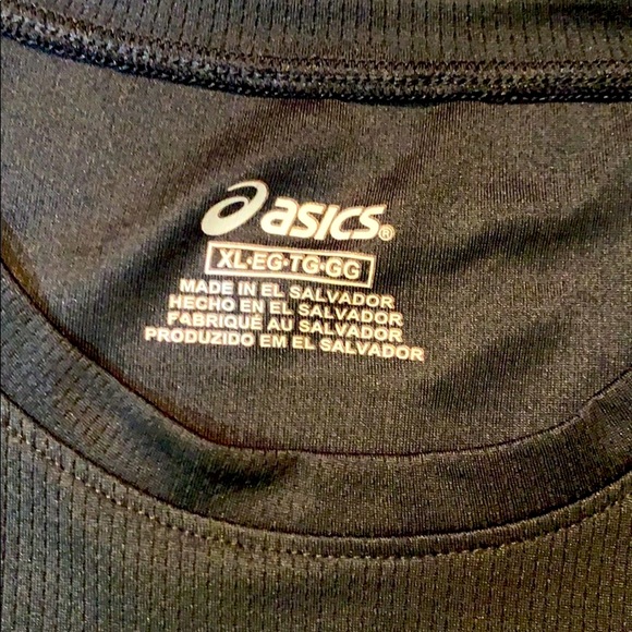 ASICS Men’s Running Shirt - Black - Picture 5 of 8